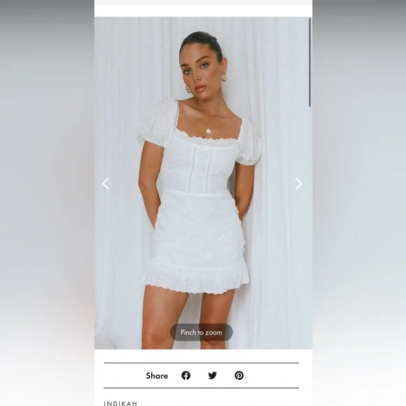 Selfie Leslie | Dresses | Selfie Leslie Blissful Moment Laceip Back Mini  Dress Nwt Size M | Poshmark